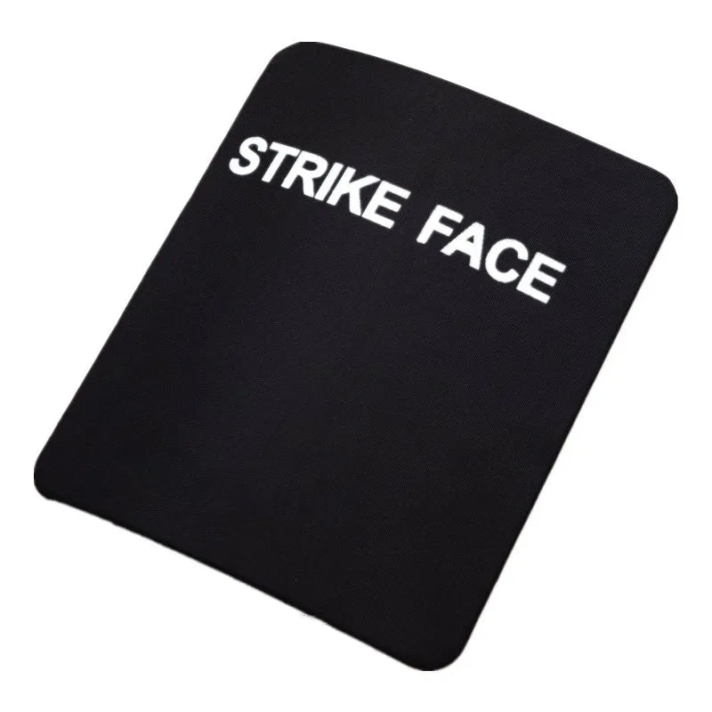 NIJ IIIA Skottsäker stålplåt för taktisk säkerhetsväst Antiballistisk kroppsrustning Stabsäker bräda 10"x12" 2,3mm 25x30cm (OBS MÅSTE LÄGGA TILL VÄSTEN MANUELLT ANNARS KÖPER DU ENDAST PLÅTEN!)