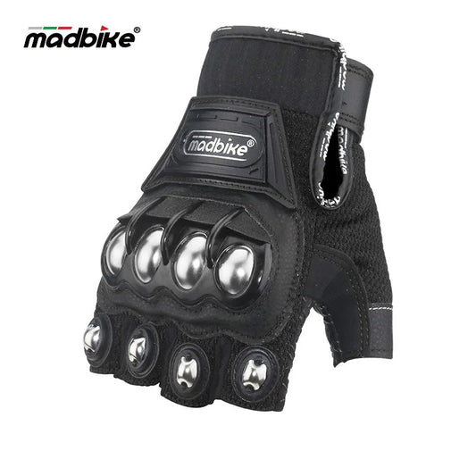 Tactical Gloves Steel Safety Outdoor Cycling Equipment Brass Knuckle Motorcycle Powersports Racing Bicycle Self Defence For Man