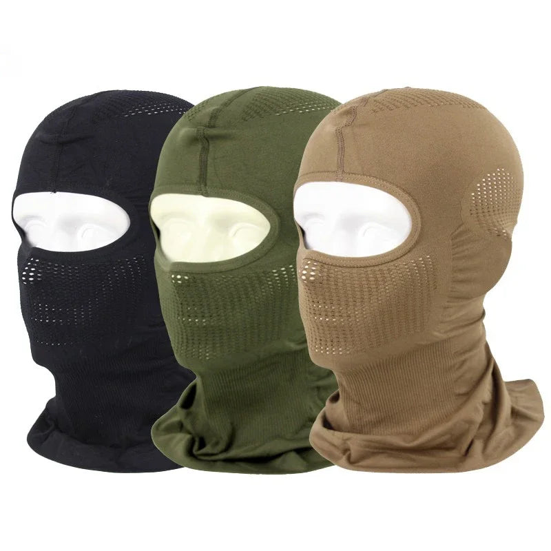 Taktiskt heltäckande balaklava.